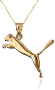 OFF-WHITE ハイブリッドネックレス イエロー OFFSPRING pendant, mother and child necklace in 18k gold